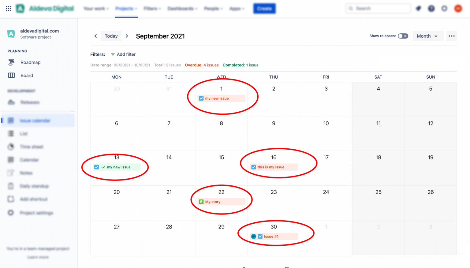 Getting started with “Issue Calendar for Jira” Issue Calendar for